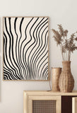 Minimalist Geometric Print, Abstract Black Line Art Print
